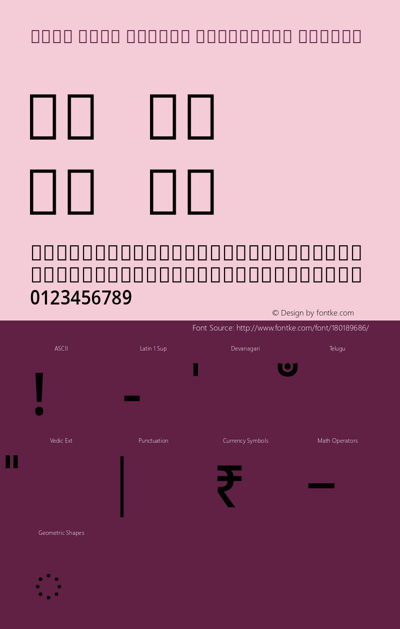 Noto Sans Telugu Condensed Medium Version 2.001; ttfautohint (v1.8.4) -l 8 -r 50 -G 200 -x 14 -D telu -f none -a qsq -X 