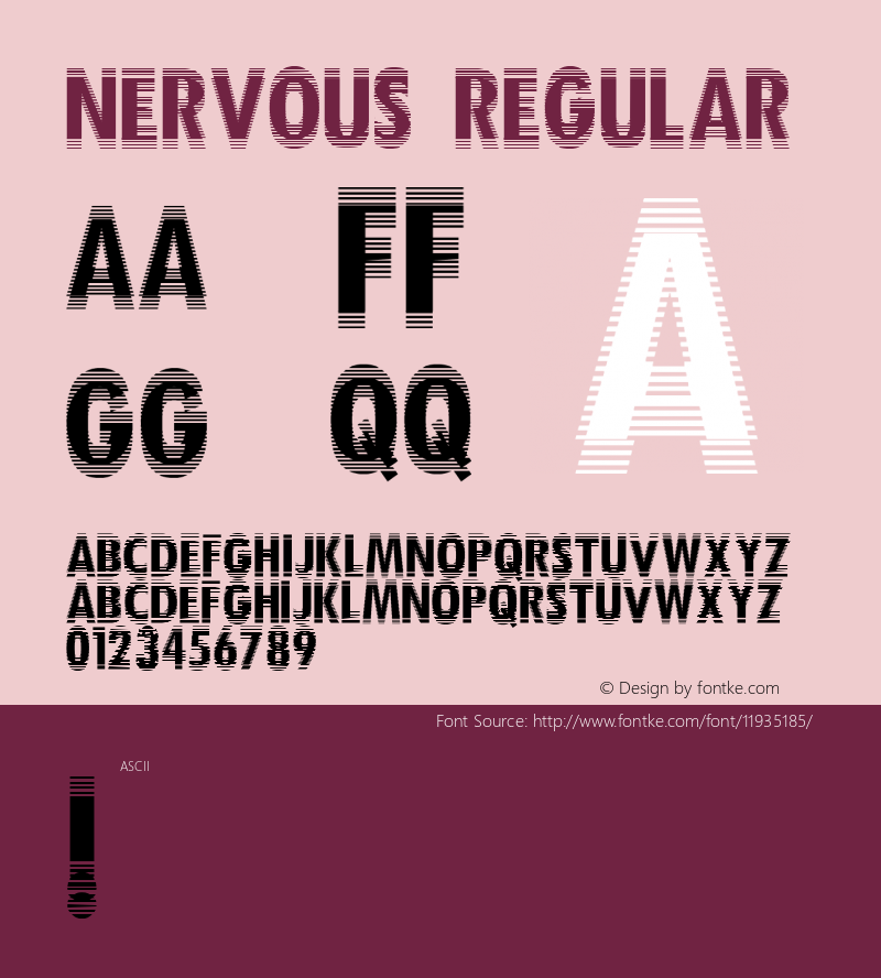 Nervous Regular 001.000图片样张