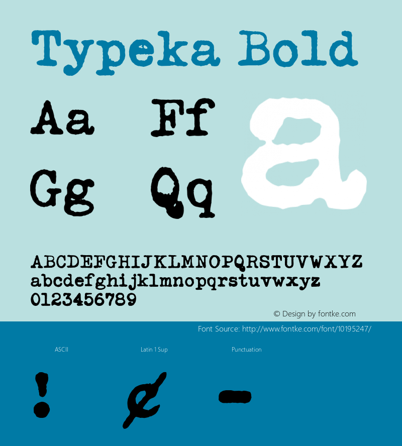 Typeka Bold 001.000图片样张