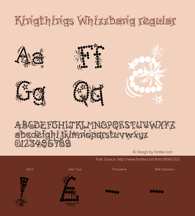 Kingthings Whizzbang regular Version 1.0 November 2003图片样张