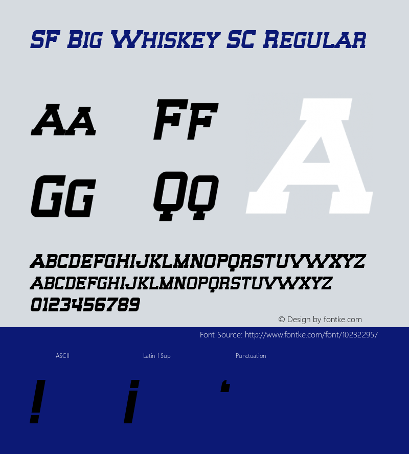 SF Big Whiskey SC Regular Version 1.1图片样张
