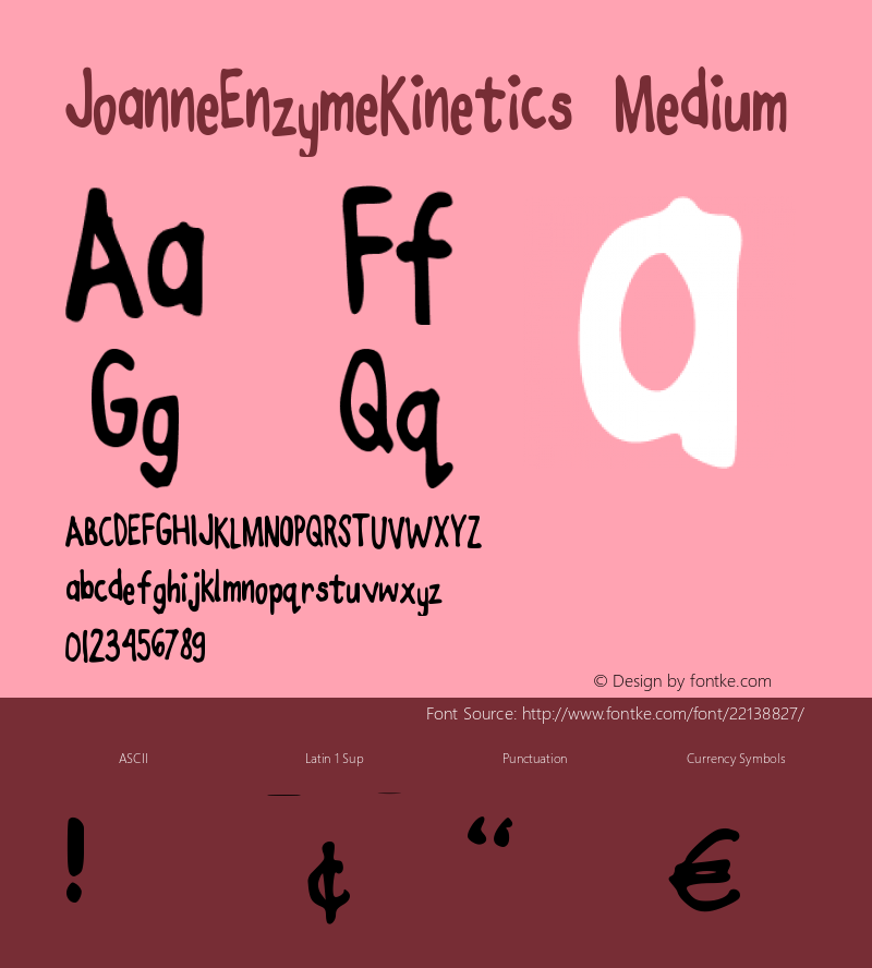 JoanneEnzymeKinetics Version 001.000图片样张