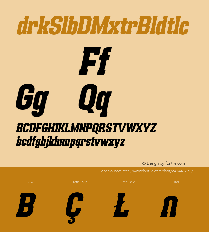 Adirek Slab DEMO ExtraBold Italic Version 1.03图片样张