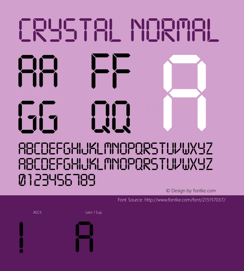 Crystal 3.1图片样张