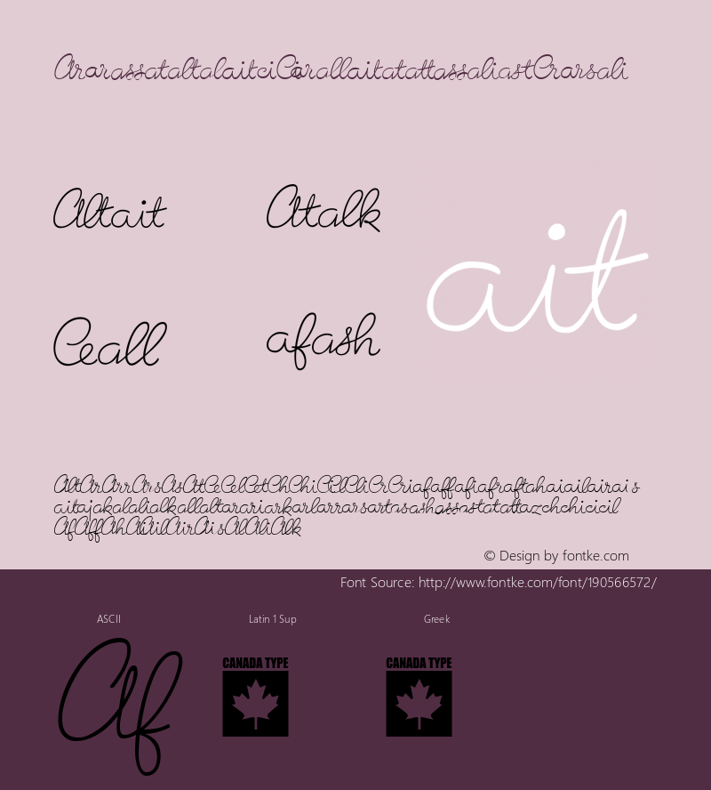 ☞Birthday Ligatures One Version 001.000;com.myfonts.easy.canadatype.birthday.ligatures-one.wfkit2.version.2wxs图片样张