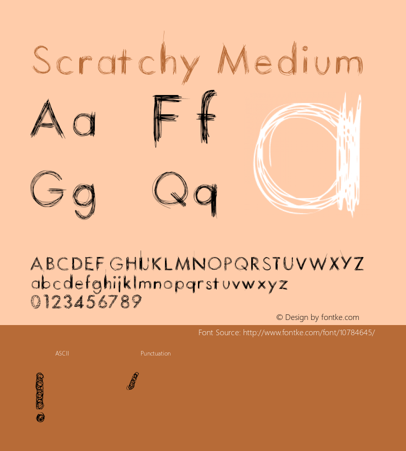 Scratchy Medium Version 001.000图片样张