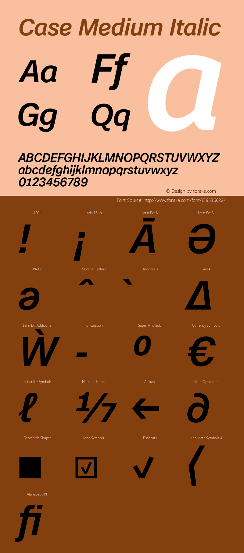 Case Medium Italic Version 1.000 | wf-rip DC20201010图片样张