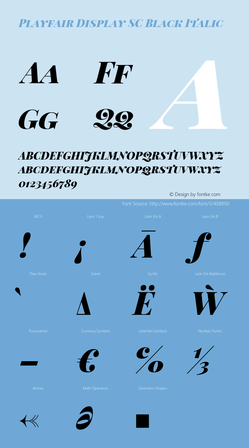 Playfair Display SC Black Italic Version 1.005; ttfautohint (v1.2) -l 10 -r 42 -G 200 -x 21 -D latn -f latn -w G -X 