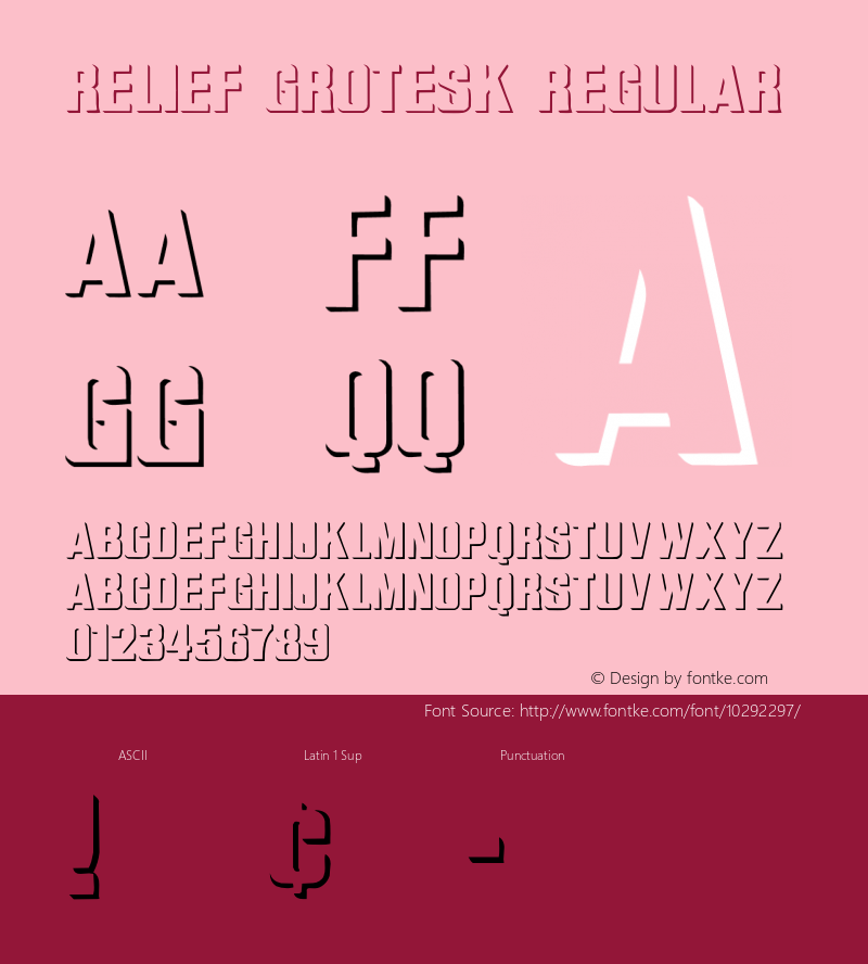 Relief Grotesk Regular OTF 2.100;PS 002.001;Core 1.0.34图片样张