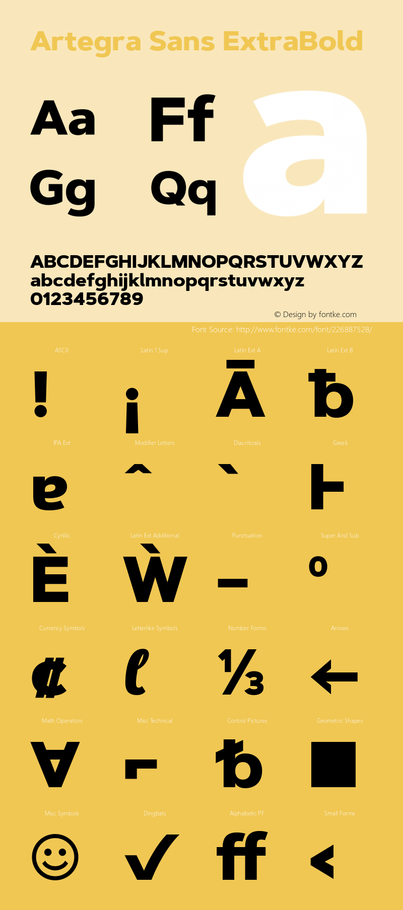 ArtegraSans-ExtraBold Version 1.00;com.myfonts.easy.artegra.artegra-sans.extrabold.wfkit2.version.4Kow图片样张