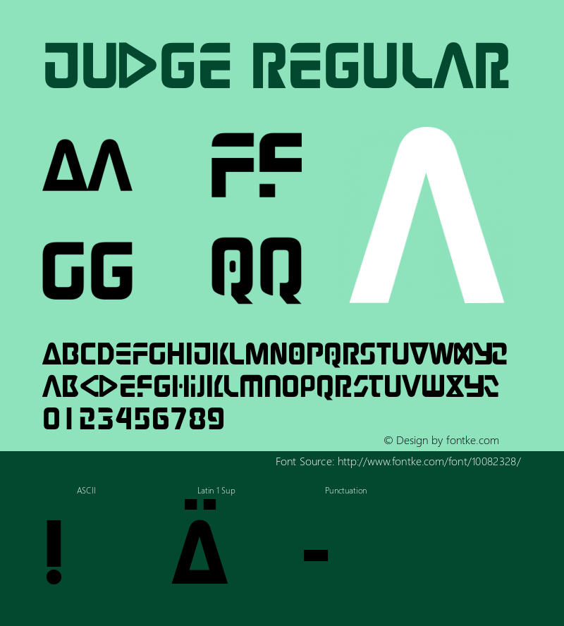 Judge Regular 1图片样张