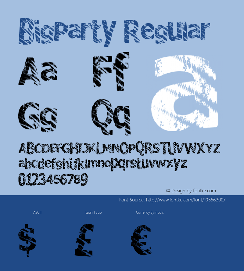BigParty Regular Version 1.00 May 17, 2014, initial release图片样张
