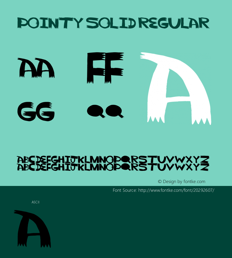 pointy solid Version 1.00 March 12, 2012, initial release图片样张