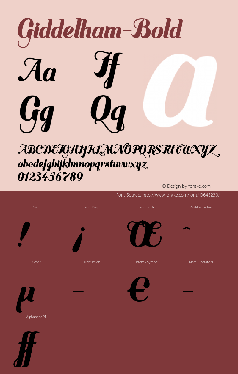 Giddelham-Bold ☞ Version 1.001;com.myfonts.easy.wearecolt.giddelham.bold.wfkit2.version.44d8图片样张