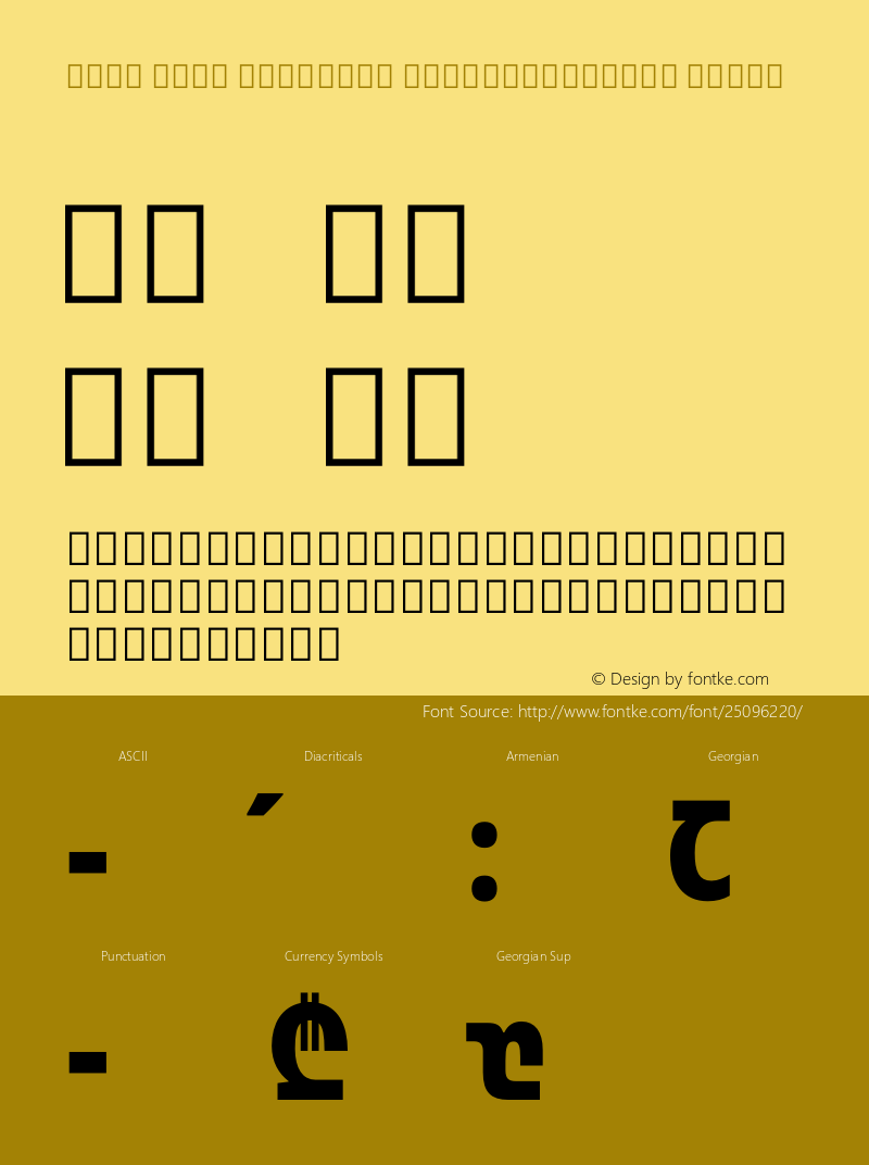 Noto Sans Georgian ExtraCondensed Black Version 2.000图片样张