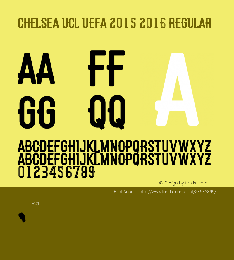 Chelsea UCL UEFA 2015 2016 Regular Version 1.00 2015图片样张
