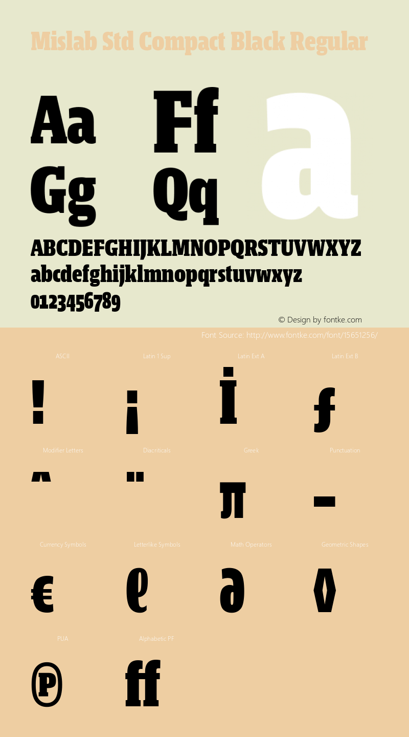 Mislab Std Compact Black Regular Version 1.000;PS 1.0;hotconv 1.0.72;makeotf.lib2.5.5900 DEVELOPMENT; ttfautohint (v1.2) -l 8 -r 50 -G 200 -x 14 -D latn -f none -w G -X 