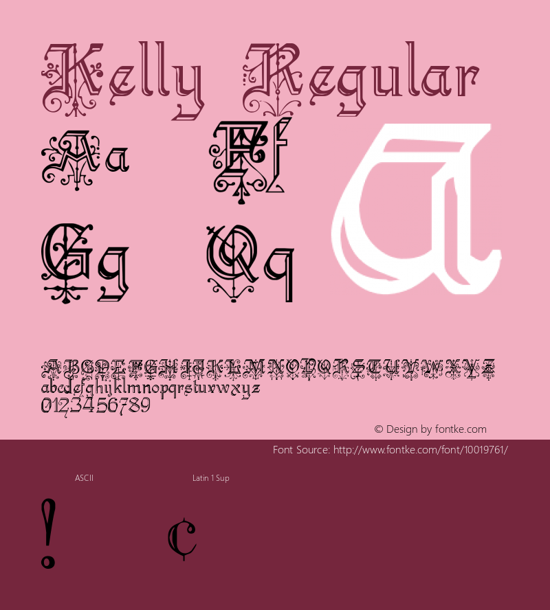 Kelly Regular 001.000图片样张