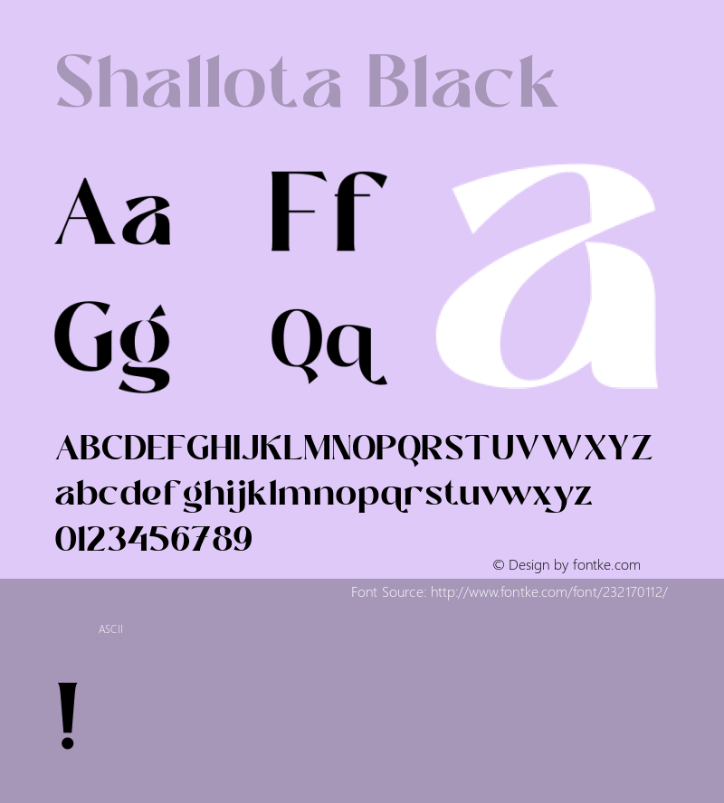 Shallota Black Version 1.000图片样张