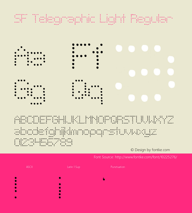 SF Telegraphic Light Regular Version 1.1图片样张