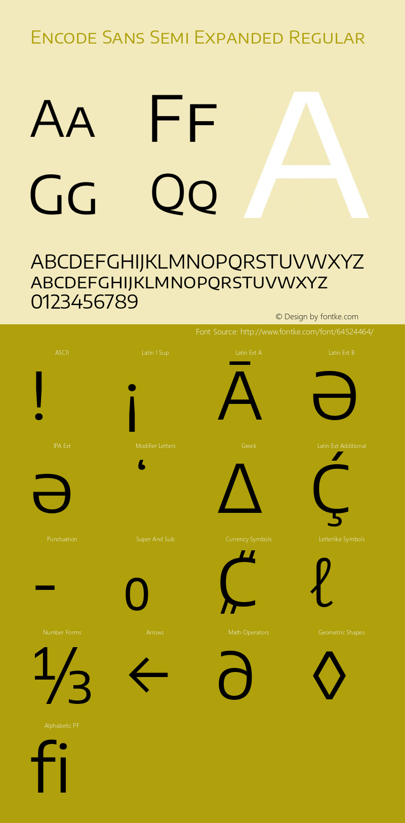 Encode Sans Semi Expd Reg Version 3.000; ttfautohint (v1.8.2) -l 8 -r 50 -G 200 -x 14 -D latn -f none -a nnn -X 