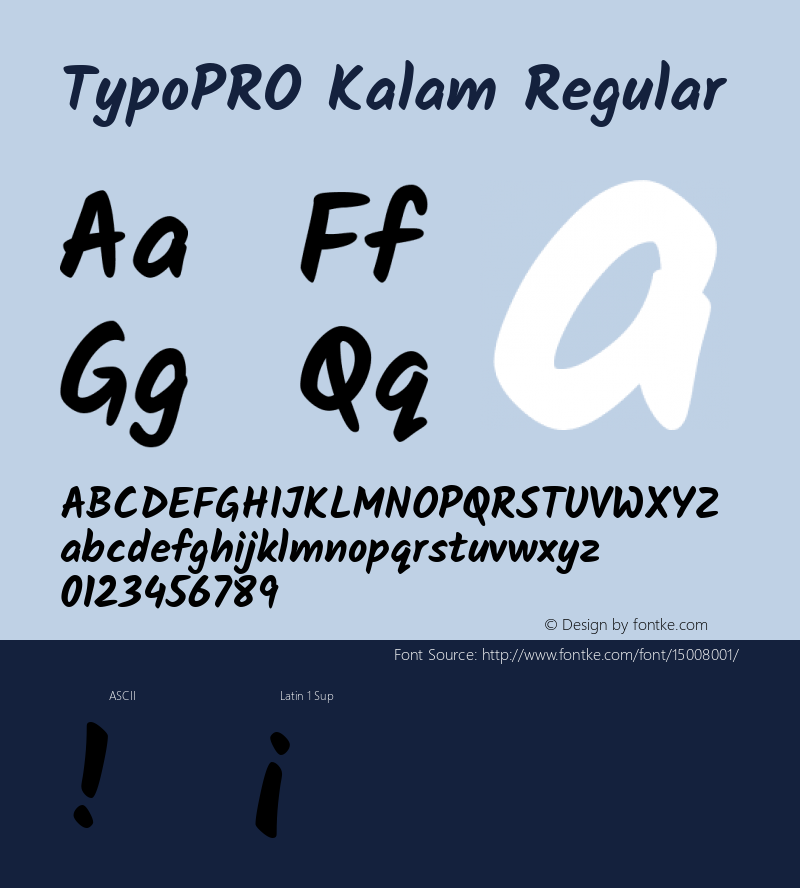 TypoPRO Kalam Regular Version 1.200;PS 1.0;hotconv 1.0.78;makeotf.lib2.5.61930; ttfautohint (v1.1) -l 7 -r 28 -G 50 -x 13 -D latn -f deva -w G图片样张