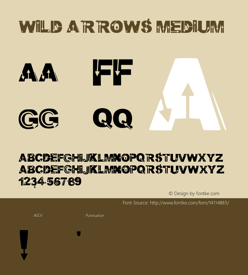 Wild Arrows Medium Version 001.000图片样张