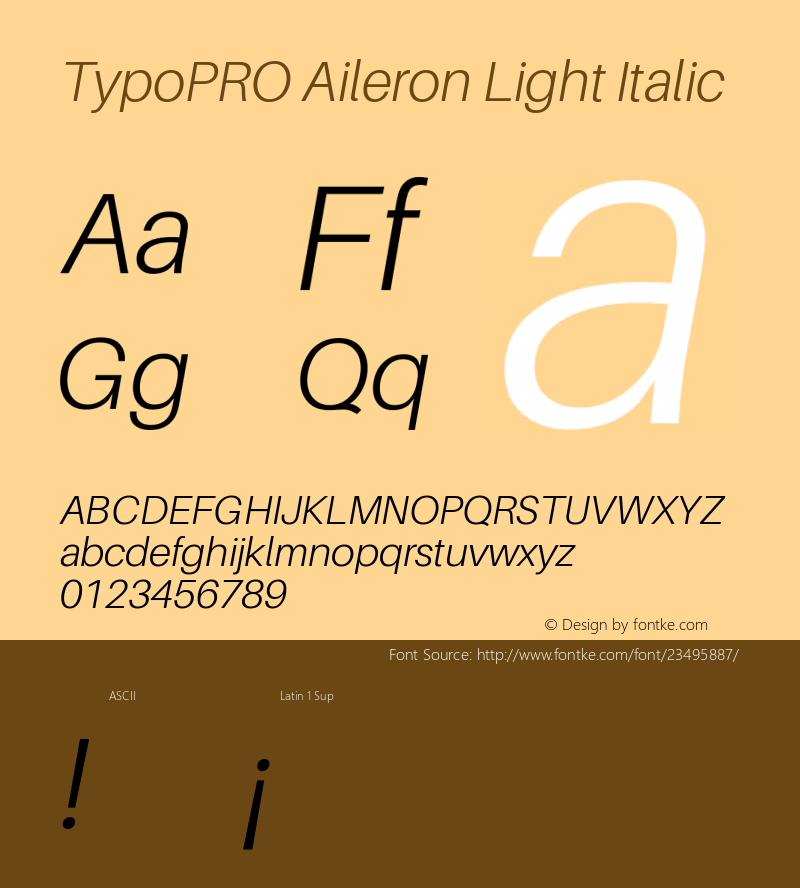 TypoPRO Aileron Light Italic Version 1.102;PS 001.102;hotconv 1.0.70;makeotf.lib2.5.58329图片样张