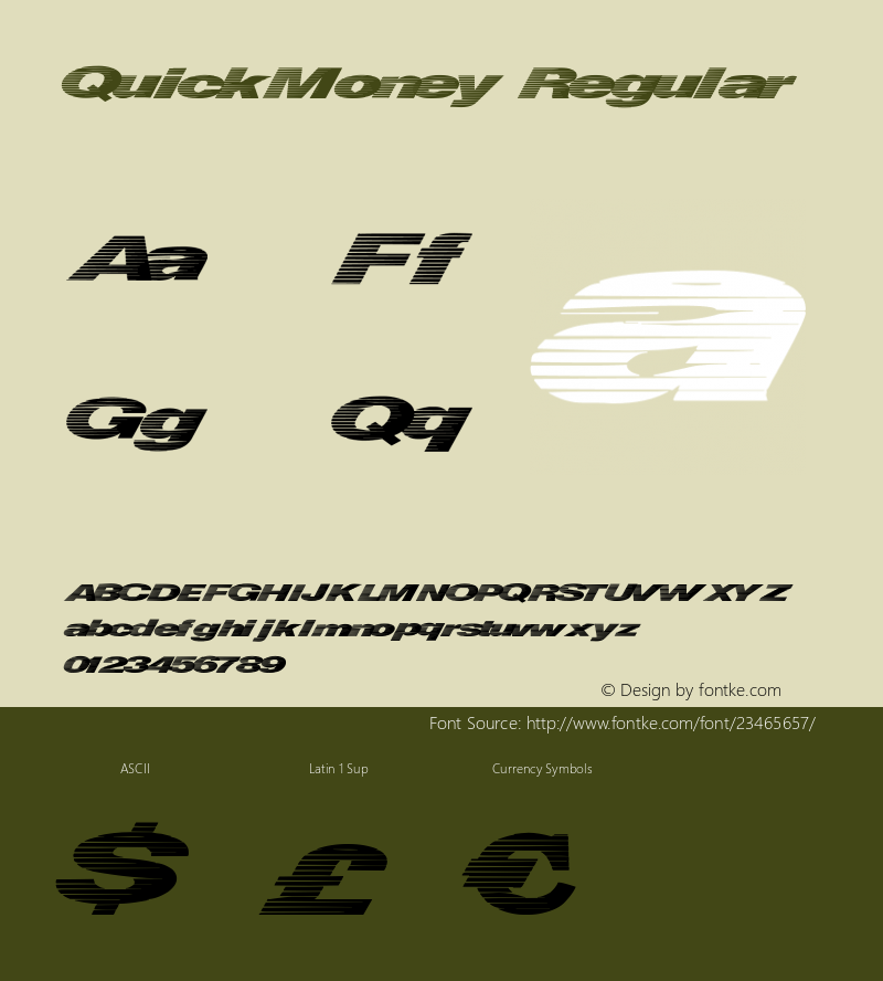 QuickMoney Version 1.00 November 17, 2013, initial release图片样张