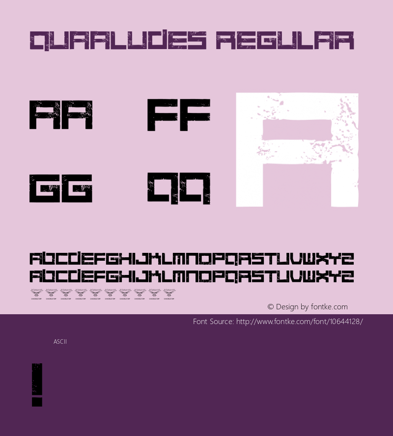 Quaaludes Regular Version 1.000;PS 001.001;hotconv 1.0.56图片样张