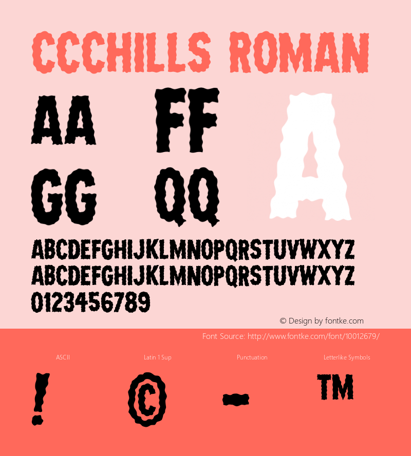 CCChills Roman Version 1.00图片样张