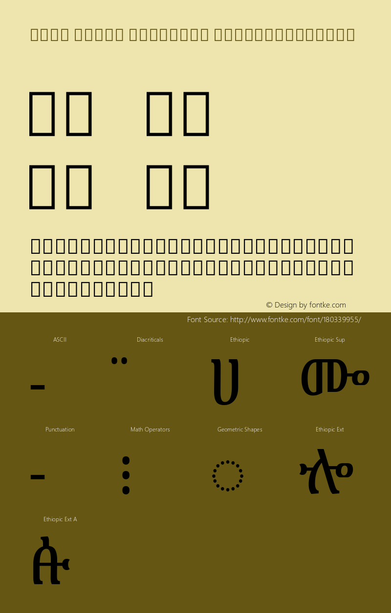 Noto Serif Ethiopic ExtraCondensed Version 2.000; ttfautohint (v1.8.4) -l 8 -r 50 -G 200 -x 14 -D ethi -f none -a qsq -X 