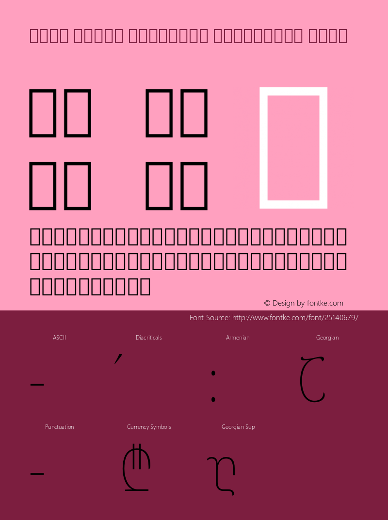 Noto Serif Georgian Condensed Thin Version 2.000图片样张