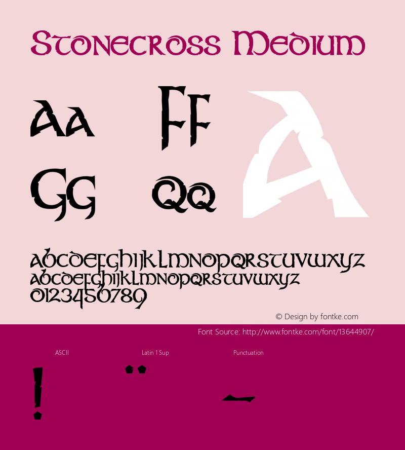 Stonecross Medium 001.000图片样张