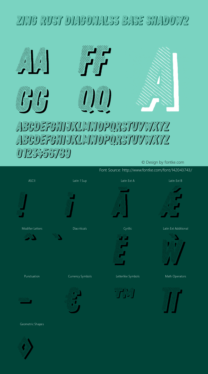 Zing Rust Diagonals3 Base Shadow2 Version 1.000图片样张