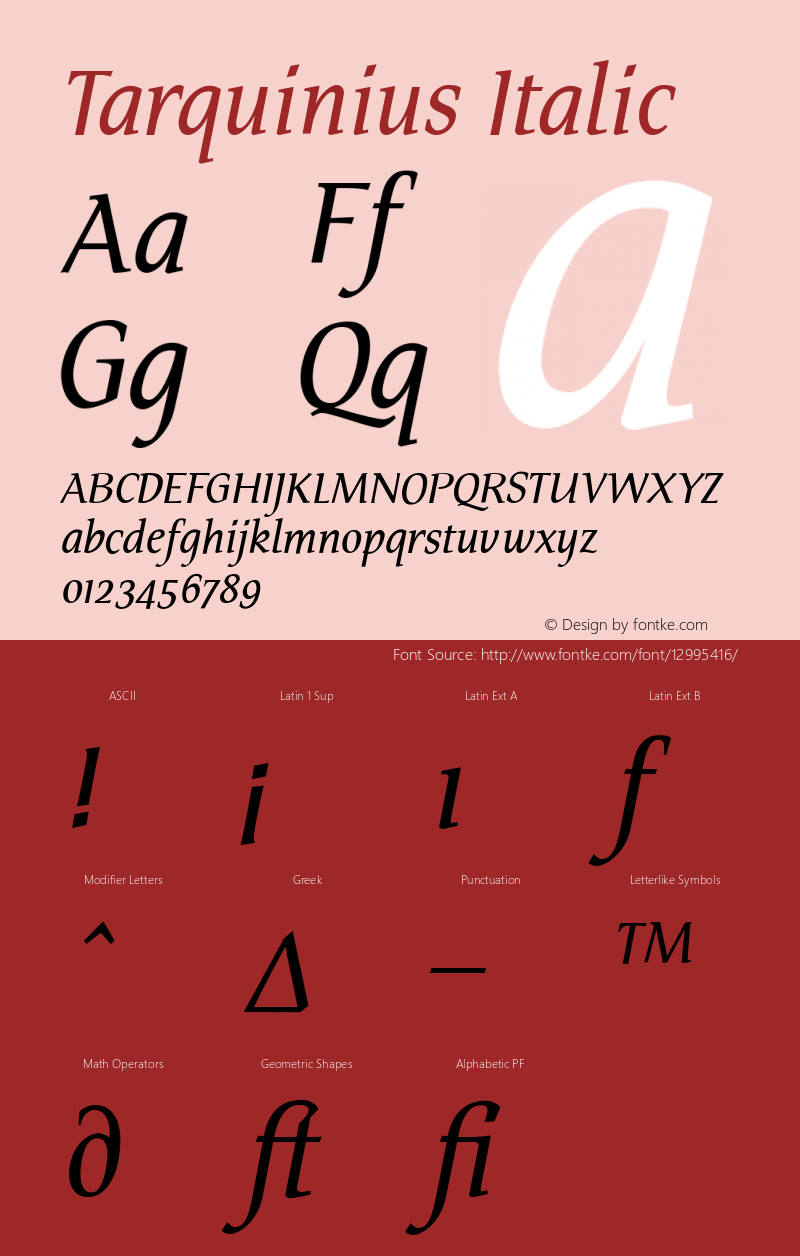 Tarquinius Italic 001.000图片样张