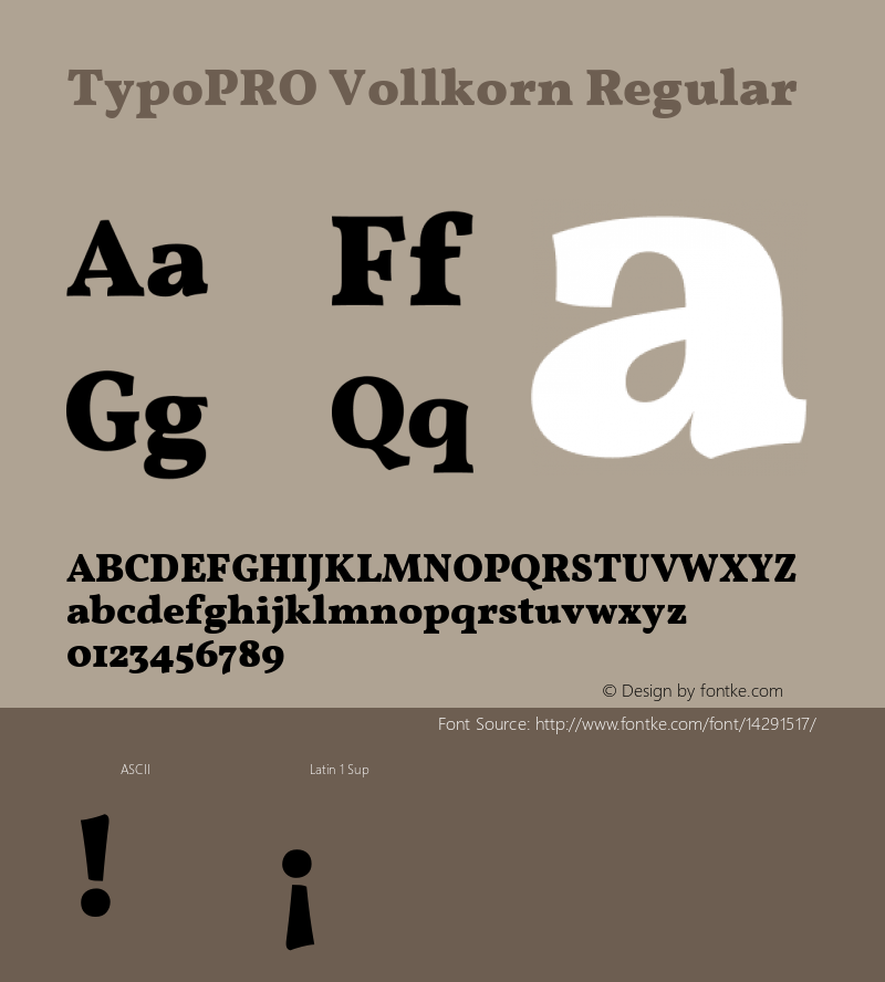 TypoPRO Vollkorn Regular Version 2.001图片样张