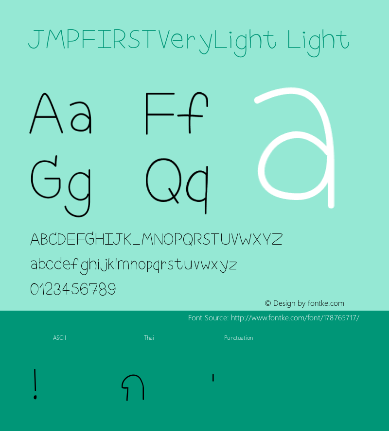 JMPFIRSTVeryLight Version 001.000图片样张