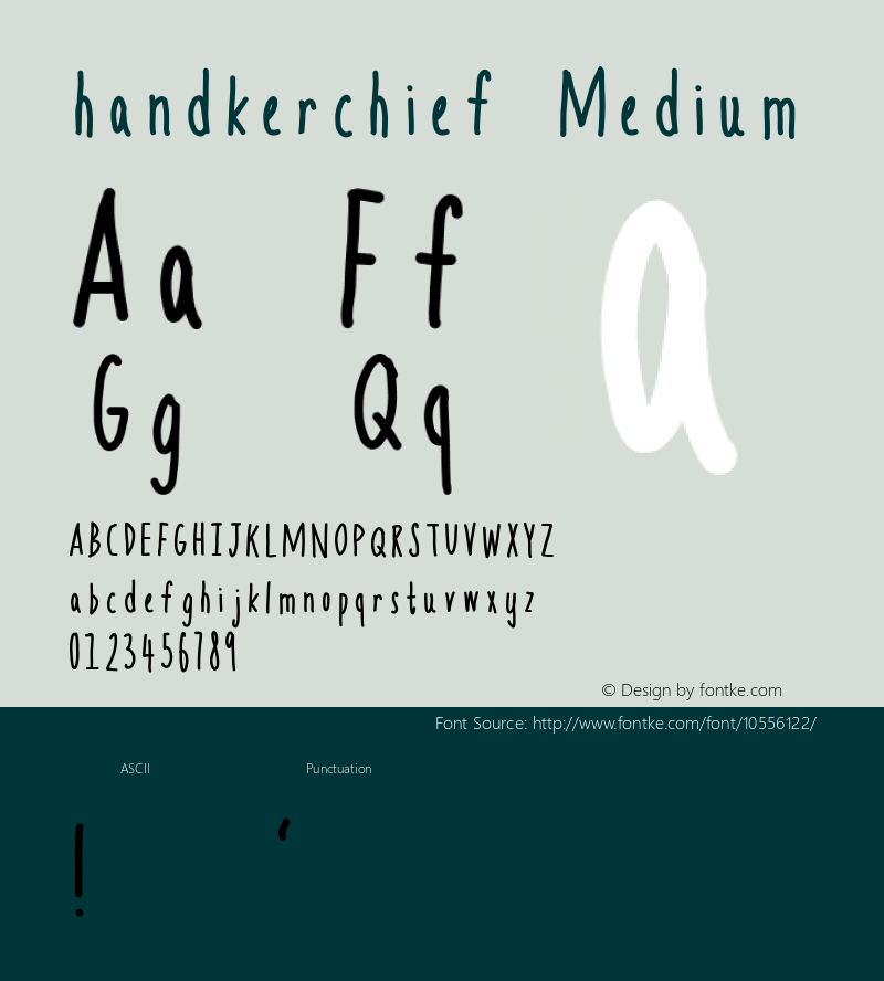 handkerchief Medium Version 1.0图片样张