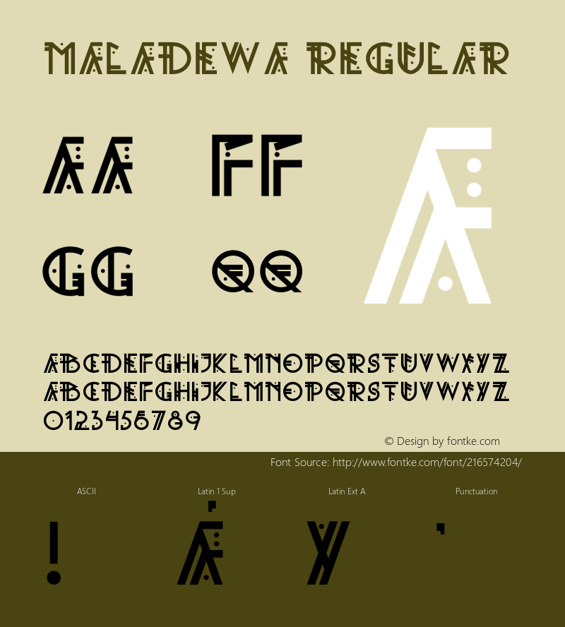 Maladewa Version 1.00;April 2, 2021;FontCreator 11.5.0.2430 64-bit图片样张