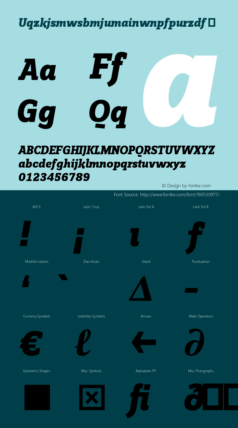 ☞Uqzkjsmwsbmjumainwnpfpurzdf Version 7.504; 2012; Build 1021;com.myfonts.easy.fontfont.zine-slab.dis-ot-xbold-it.wfkit2.version.4gcJ图片样张