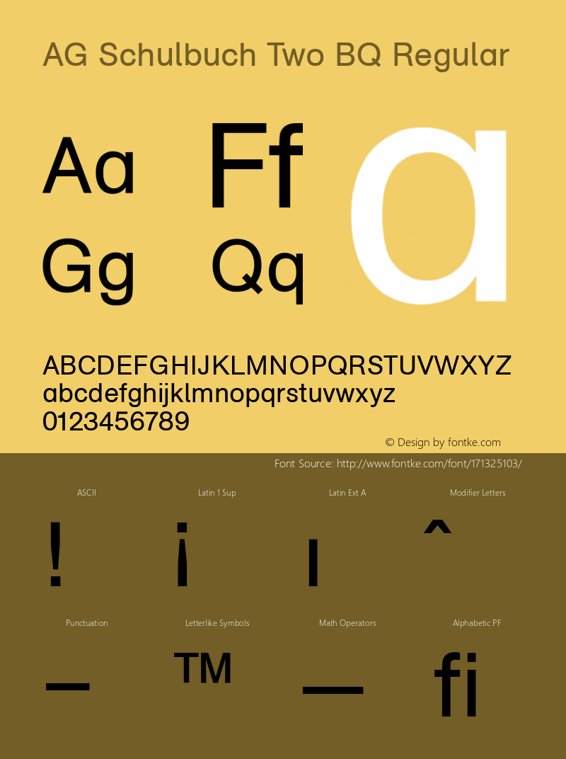 Akzidenz-Grotesk (R) Schulbuch 2 Regular Version 001.000图片样张