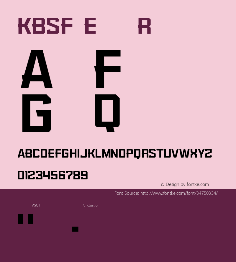 KBSF Edge Regular Version 1.00 2014图片样张