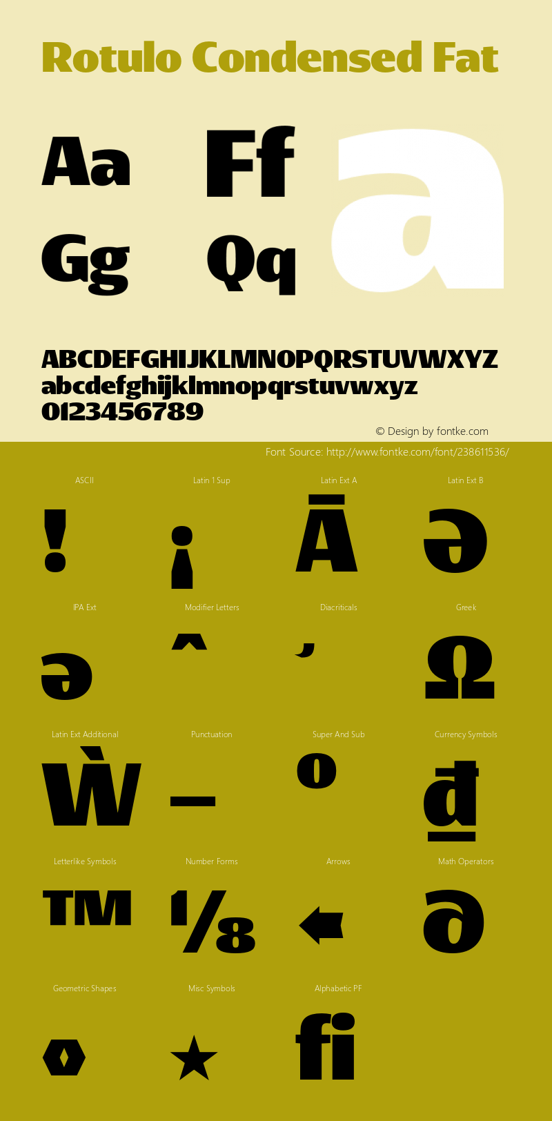 Rotulo-CondensedFat Version 1.000;Glyphs 3.1.1 (3141)图片样张