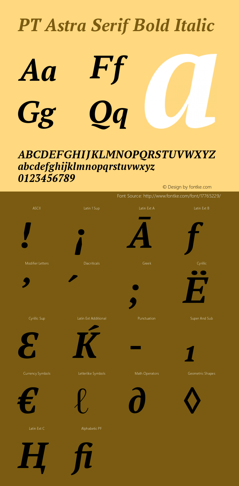 PT Astra Serif Bold Italic Version 1.001图片样张