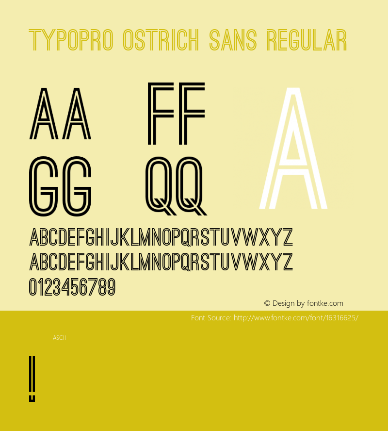 TypoPRO Ostrich Sans Regular Version 1.001;PS 001.001;hotconv 1.0.70;makeotf.lib2.5.58329图片样张