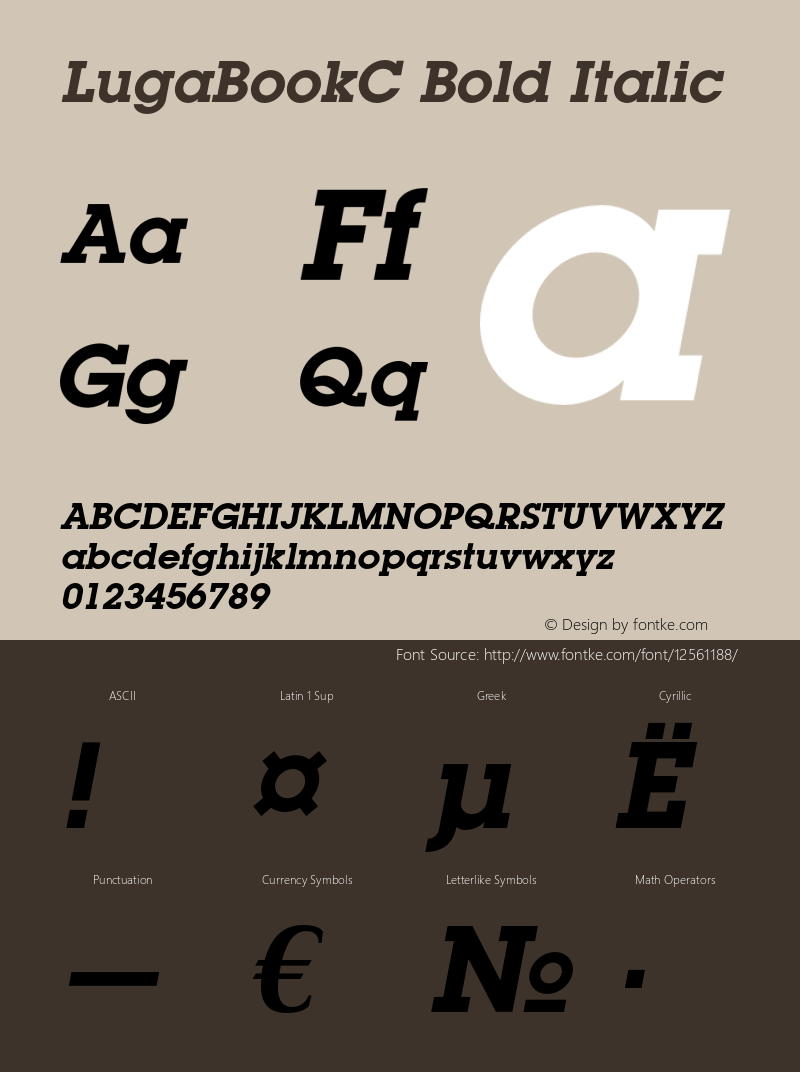 LugaBookC Bold Italic OTF 1.0;PS 1.000;Core 116;AOCW 1.0 161图片样张