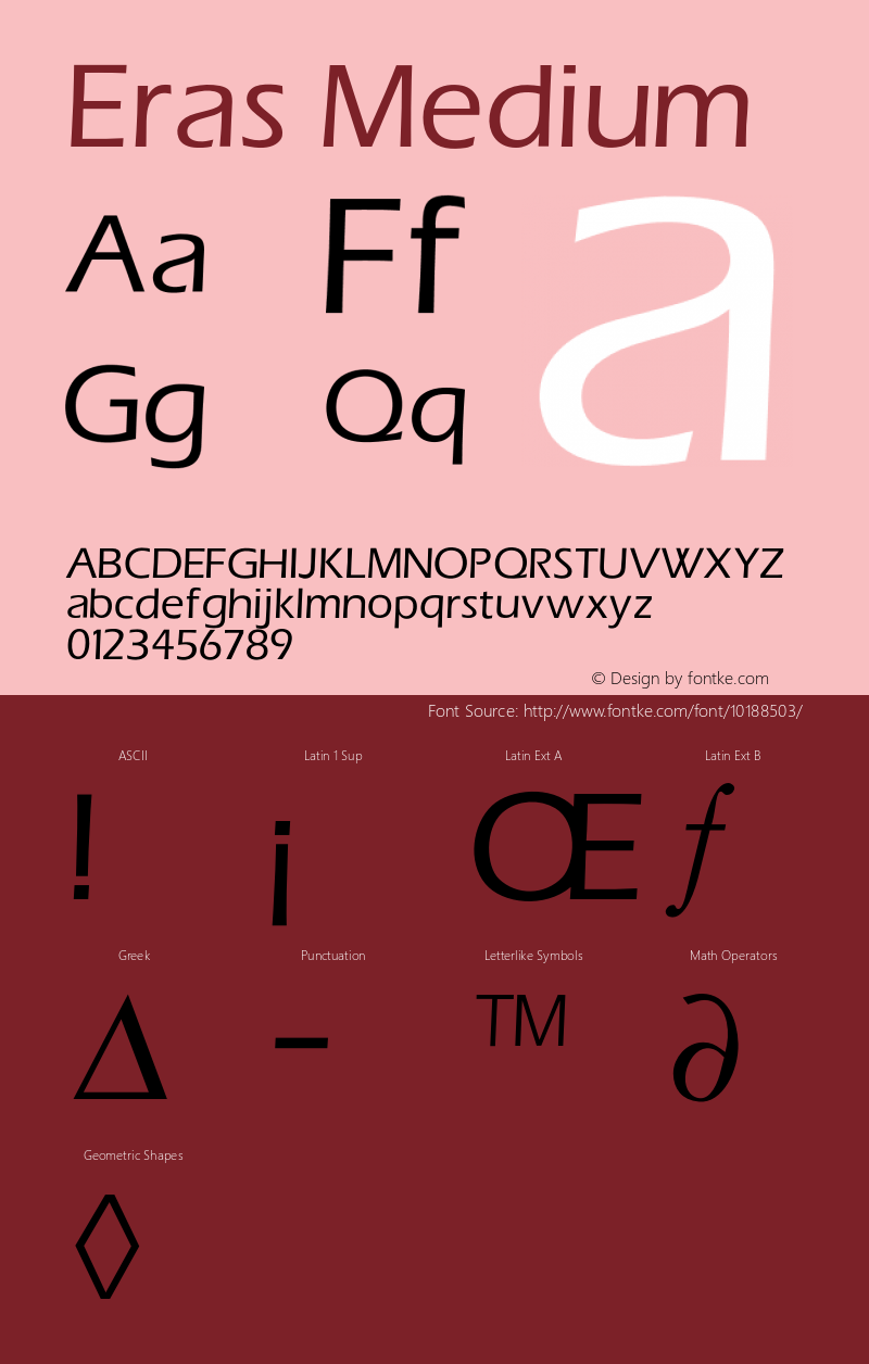 Eras Medium 001.000图片样张