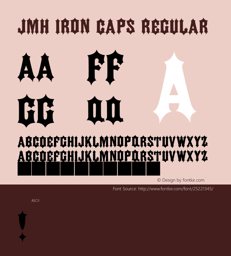 JMH IRON CAPS Regular Version 1.0图片样张