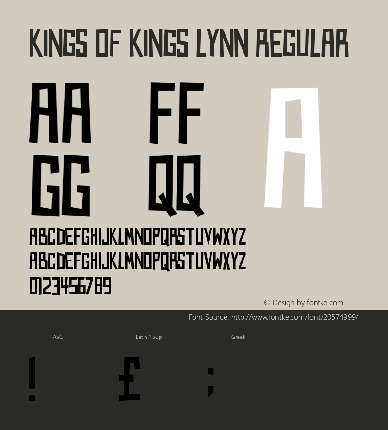 Kings of Kings Lynn Version 1.00 June 23, 2013, initial release图片样张